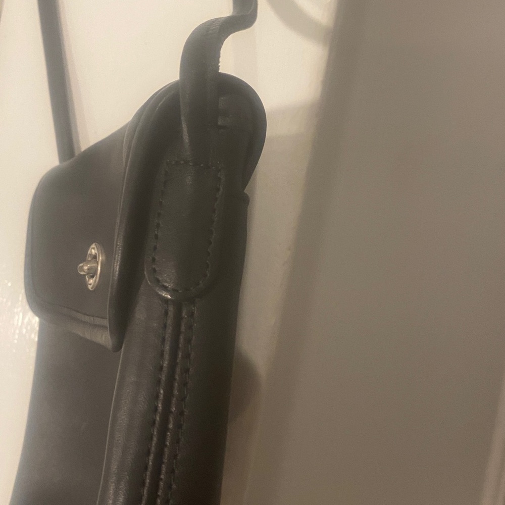 Coach Black Leather Crossbody Bag - Picture 10 of 10